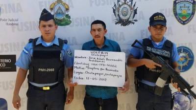 José Adalid Hernández Galdámez fue capturado por agentes policiales.