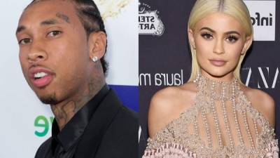 El rapero Tyga y Kylie Jenner se separaron nueve meses antes del nacimiento de la bebé Stormi.// Fotos archivos.