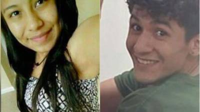 Génesis Lisbeth Cornejo Alvarado, de 15 años de edad, junto a Miguel Alvarez-Flores, de 22 años, alias ‘Diabolico’.