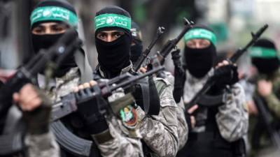 Soldados de Hamas en la Franja de Gaza. AFP.