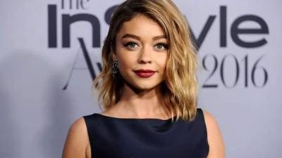 La actriz Sarah Hyland.