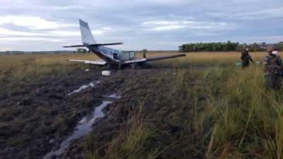 Tras el aseguramiento de la avioneta no hubo personas detenidas.