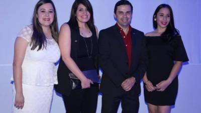 Patricia Cáceres, Melissa Estrada, Rodolfo Araya y Diana Pineda.