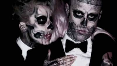 Lady Gaga y Zombie Boy había trabajado juntos en el video de Born This Way. Foto redes.