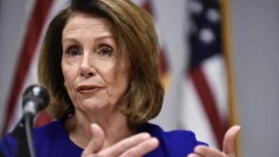 La líder demócrata en el Congreso de Estados Unidos, Nancy Pelosi. Foto: AFP