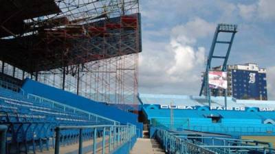 El estadio de la Habana se encuentraba en peores condiciones hasta que el Gobierno cubano ordenó su remodelación.