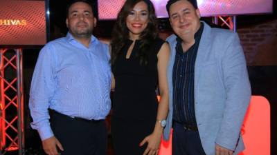 Carlos Rubí, Marcia Pineda y Warren Prado.