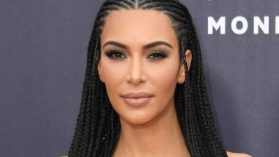 La estrella de la telerrealidad Kim Kardashian. Foto archivo AFP.