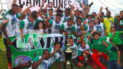 El Atlético Pinares es el nuevo campeón de la Liga de Ascenso de Honduras. Foto Neptalí Romero