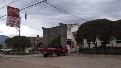 El hospital de San Marcos era de los pocos hospitales en Honduras que aún no presentaba tantos casos por COVID-19.