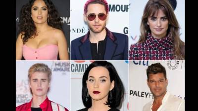 Salma Hayek, Jared Leto, Penélope Cruz, Justin Bieber, Katy Perry y Ricky Martin condenaron los ataques en París.