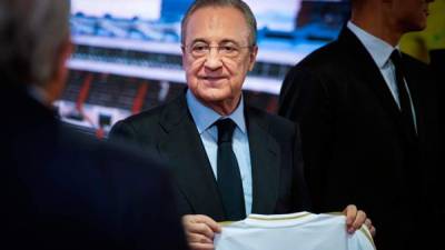 El presidente del Real Madrid, Florentino Pérez.