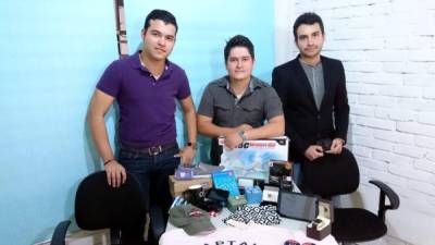 Ariel Castellanos, Edward Canales y Avery Navas han creado su propia plataforma de ventas online.