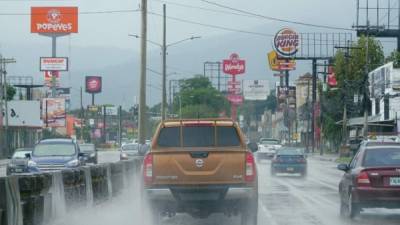 Condiciones climatológicas inestables este domingo en San Pedro Sula.