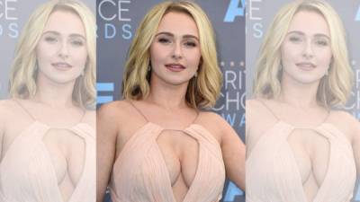 La actriz Hayden Panettiere se robó todas las miradas con su escotado vestido. Conoce más opciones en nuestra fotogalería.