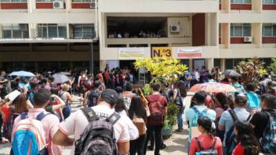 De momento no hay clases en la Universidad Nacional Autónoma de Honduras en el Valle de Sula.