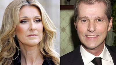 La cantante Celine Dion junto con su hermano Daniel, quien falleció de cáncer igual que su esposo.