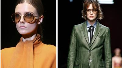 Influenciados por los años 70, diseñadores como Gucci incluyeron los lazos en el Milán Fashion Week.