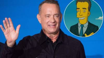 El actor Tom Hanks apareció en la película de 'Los Simpson'.