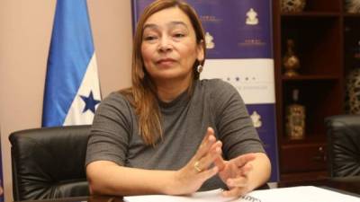 Rocío Tábora, ministra de Finanzas en Honduras.