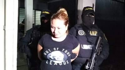 La presunta pandillera fue investigada por las autoridades de la Fuerza Nacional Antimaras y Pandillas.