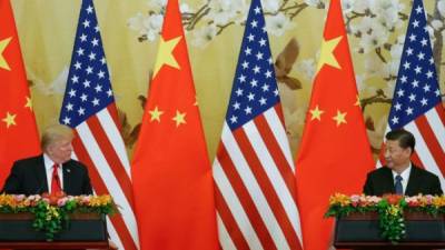 El presidente de USA, Donald Trump, y su homólogo chino, Xi Jingping. Foto: EFE