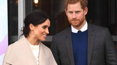 Los duques de Sussex, Meghan y Harry. Foto archivo.