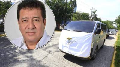 El doctor Alexis Reyes fue enterrado en Jardines del Recuerdo en San Pedro Sula.