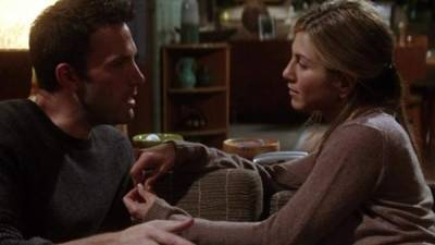 Una escena de 'He's Just Not Into You' con Jennifer Aniston y Ben Affleck.