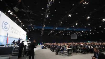 Vista general de la sesión inaugural de la Cumbre del Clima (COP24) en Katowice (Polonia).