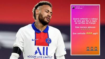 Neymar no podrá jugar la final de la Copa de Francia por sanción y explotó en redes sociales.