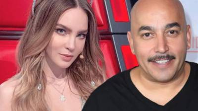 Belinda y Lupillo Rivera son compañeros en 'La Voz México'.