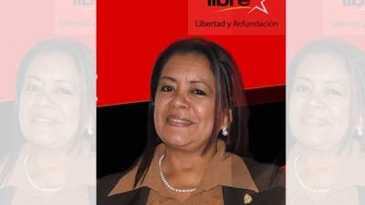 La diputada Audelia Rodríguez es del departamento de Atlántida.