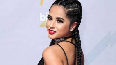 La cantante de origen mexicano Becky G. Foto archivo AFP