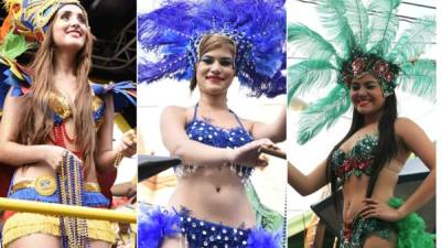 La belleza fue uno de los ingredientes que le pusieron el toque perfecto al desfile de carrozas y gran carnaval en La Ceiba.