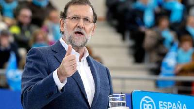 Rajoy apunta a la reelección en España.