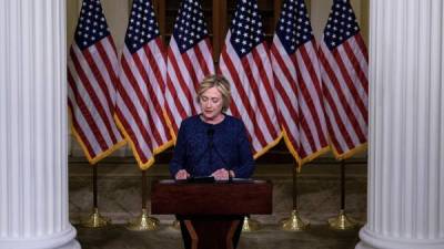 La candidata demócrata Hillary Clinton dijo estar arrepentida por sus comentarios.