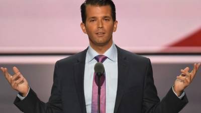 Trump Jr. se burló de las estrellas de Hollywood.