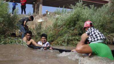 Al menos 60 migrantes han muerto ahogados en el río Bravo este año, según autoridades mexicanas./Foto AFP, referencial.