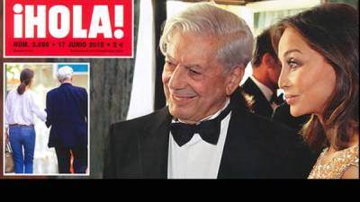 Isabel Preysler y Mario Vargas Llosa han sido fotografiados en Madrid.