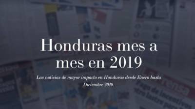 Resumen de noticias desde enero hasta diciembre 2019.