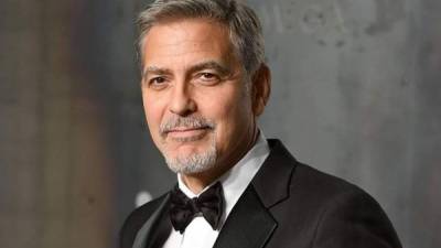 George Clooney tiene heridas leve tras accidente de moto en Cerdeña. Foto archivo.