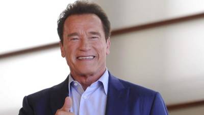 Schwarzenegger presentó su documental 'The wonders of the sea'.Foto AFP.