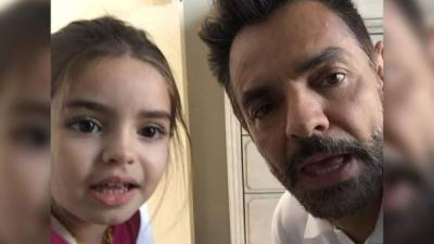 Eugenio y Aitana compartieron un excepcional cover.// Foto Instagram Eugenio Derbez.