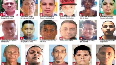 Los 17 muertos en centro penal de tela. hay uno más, pero sin identificar.