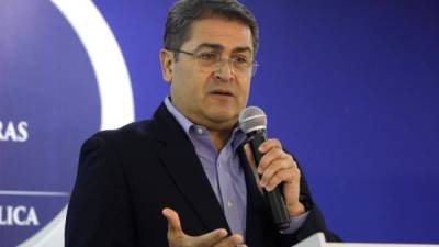 Juan Orlando Hernández, presidente de Honduras.