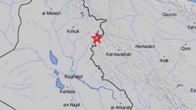 Un sismo de magnitud 7,2 sacudió este domingo el noreste de Irak, cerca de la frontera con Irán, informó el instituto geológico de Estados Unidos (USGS).