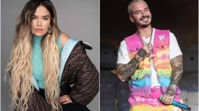 J Balvin y Karol G estarán en el escenario de la primera edición de los Spotify Awards. Fotos: Instagram