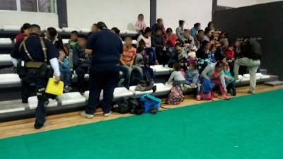 Migrantes encontrados en una casa de seguridad en la ciudad de Tamaulipas. EFE