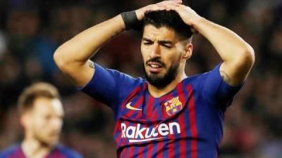 Luis Suárez es la sensible baja del Barcelona para la final de la Copa del Rey frente al Valencia y es duda en la Copa América con Uruguay.